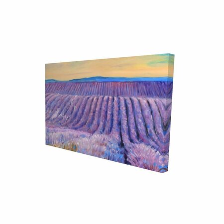 FONDO 12 x 18 in. Landscape of A Field of Lavender-Print on Canvas FO2785447